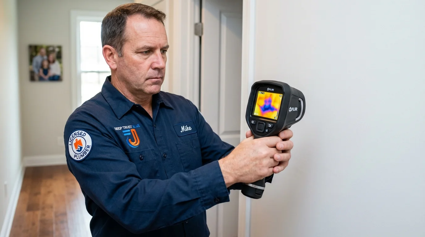 Thermal imaging leak detection by Johns Plumbing LLC in Raton